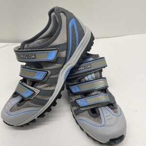 PEARL IZUMI Drift W Women -Men Cycling Shoes 8 EU 42 Grey Blue Hook and Loop